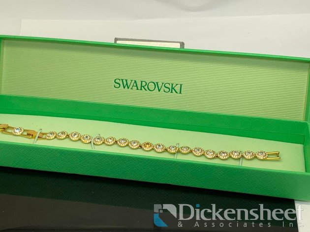Image for Swarovski Gold Tone Bracelet