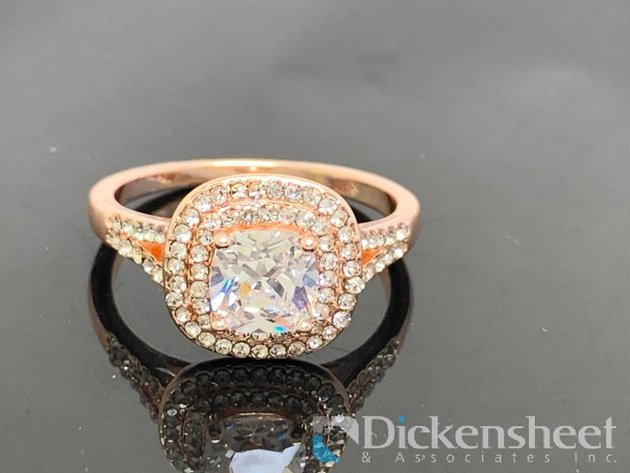 Image for Rose Gold Tone Engagement Ring