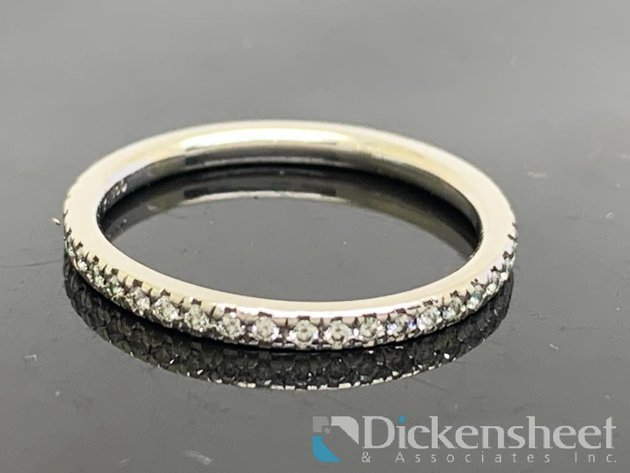 Image for Platinum Diamond Ring Eternity Wedding Band
