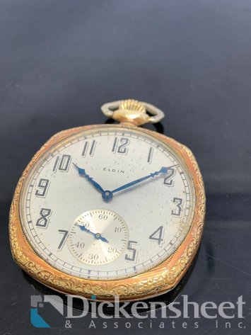 Image for Elgin Pocket Watch Gold Tone