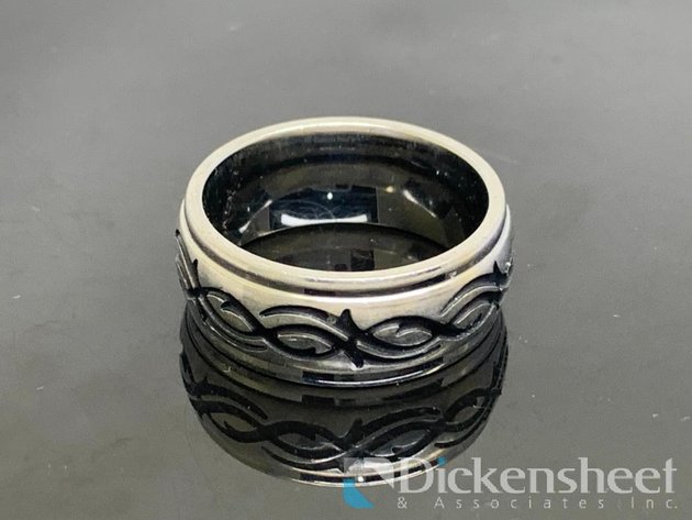 Image for Silver Tone Wedding Set