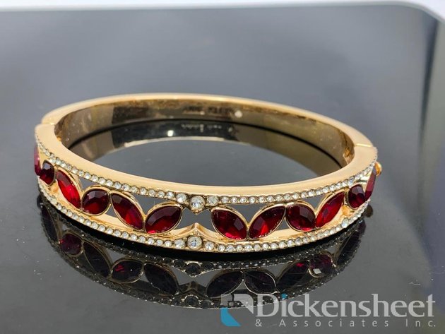 Image for Anne Klein Gold Tone Bangle Bracelet