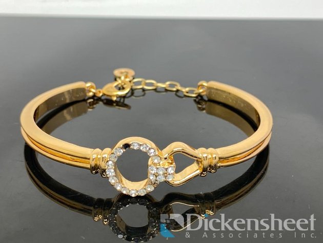 Image for Anne Klein Gold Tone Bangle Bracelet