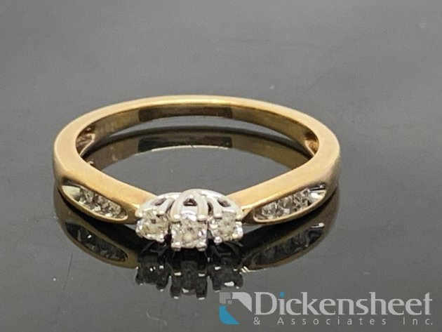 Image for 10KT Yellow gold Diamond Ring