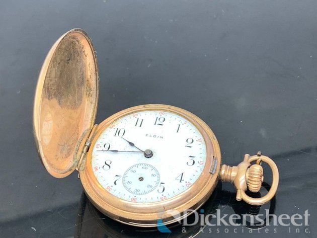 Image for Elgin Pocket Watch Gold Tone