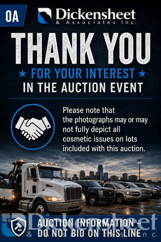 Image for Abandoned and Confiscated Vehicle Auction