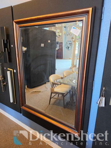 Image for 5 FT BEVELED MIRROR WITH ORNATE WOOD FRAME