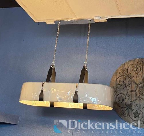 Image for (6) METAL-FRAME CHANDELIERS