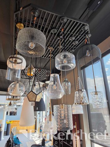 Image for (17) HANGING CEILING LIGHTS