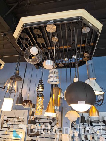 Image for (24) QUOIZEL HANGING CEILING LIGHTS
