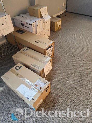 Image for (9) BOXED CEILING FANS & LIGHT FIXTURES