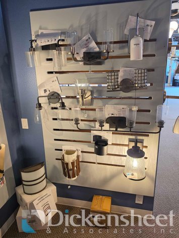 Image for WALL-MOUNT LIGHT DISPLAY PANELS, INVENTORY ON PANELS