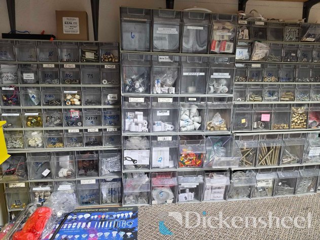 Image for LOT OF HARDWARE FASTENERS WITH BINS