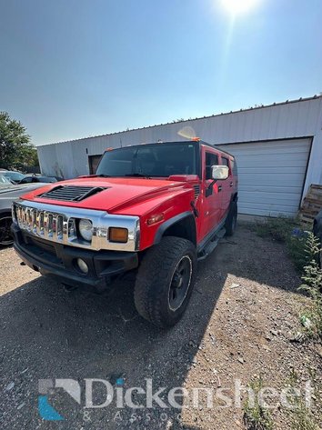 Image for 2003 Hummer H2, 5GRGN23U33H147556, KEY