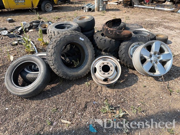 Image for LOT OF SMALL EQUIPMENT TIRES, WHEELS