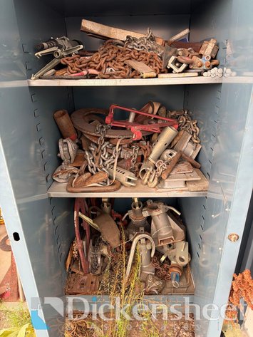 Image for CABINET WITH CHAIN & STANDS