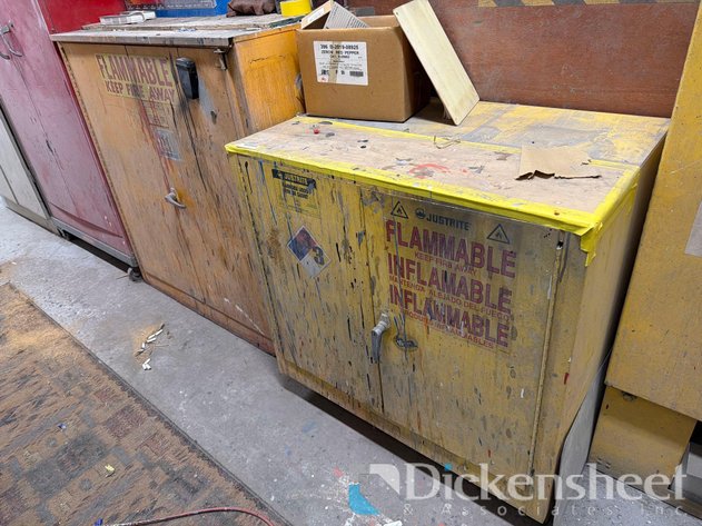 Image for (2) DOUBLE DOOR FLAMMABLE CABINETS