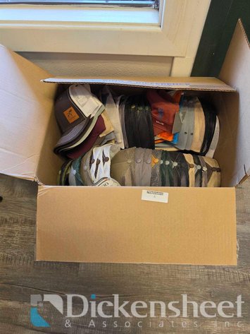 Image for BOX OF VARIOUS BALL CAPS LOT