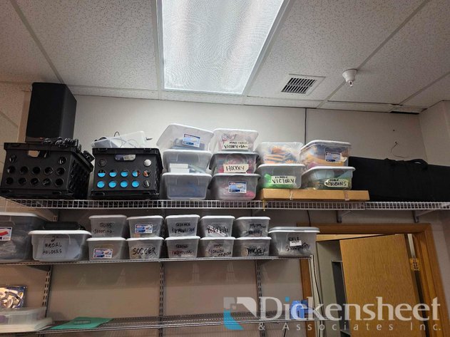 Image for LOT OF VARIOUS MEDAL SUPPLIES ONLY / SHELVING NOT INCLUDED IN LOT