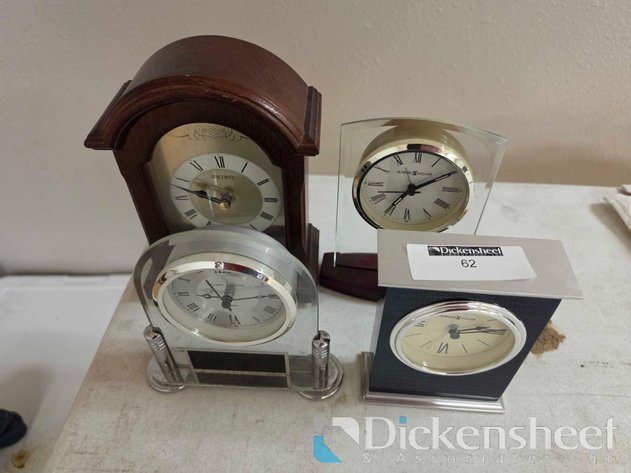 Image for LOT OF FOUR DESK CLOCKS