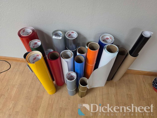 Image for LOT OF USED ROLLS OF LAMINATE