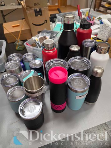 Image for LOT OF VARIOUS BEVERAGE TUMBLERS