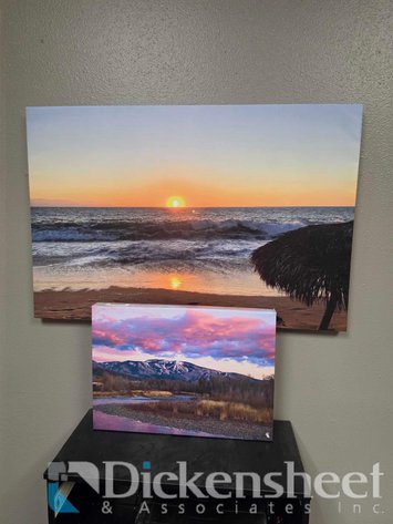 Image for LOT WITH TWO SCENIC ARTWORK