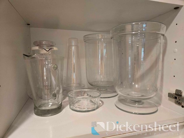 Image for GLASSWARE, ROBINSON'S COUNTERTOP STORAGE LOT