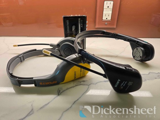 Image for SONY AM/FM WALKMAN  CASSETTE PLAYER AND AM/FM RADIO HEADSET