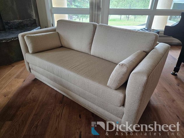 Image for BEIGE DESIGNER 2 CUSHIONED COUCH WITH PILLOWS