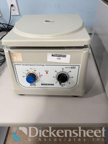 Image for MCKESSON 602 VARIABLE SPEED CENTRIFUGE