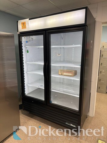 Image for TRUE DOUBLE CLEAR DOOR REACH IN REFRIGERATOR / COOLER