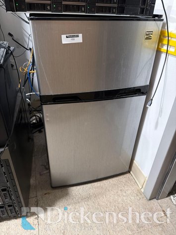 Image for KENMORE OFFICE STAINLESS REFRIGERATOR / FREEZER