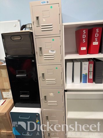 Image for TAN SIX BAY METAL EMPLOYEES LOCKER