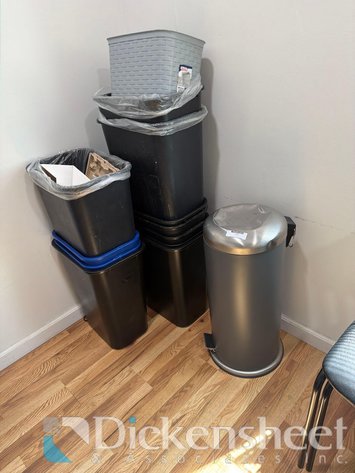 Image for LOT OF TRASH CANS