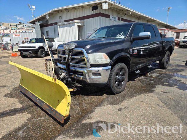 Image for 2012 RAM 3500 LARAMIE TRUCK WITH MEYER PLOW, 3C63D3ML4CG137425, KEY