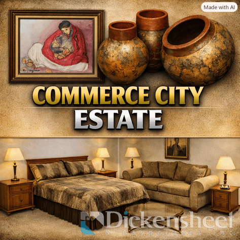 Image for COMMERCE CITY - Estate-Artwork, Pottery, Furniture, Electronics, Golf Clubs