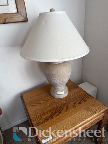 Image for TABLE LAMP WITH WHITE SHADE