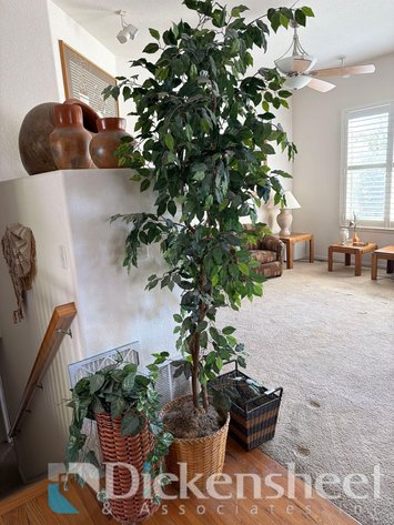 Image for ARTIFICIAL TREE & BASKET