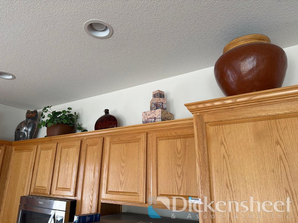 VASES & DECOR ON TOP SHELF