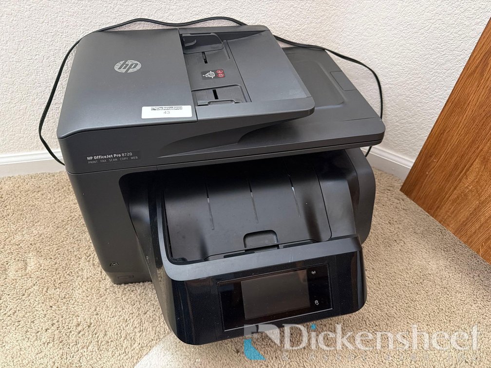 HP OFFICE JET PRO 8720 MULTIFUNCTION PRINTER