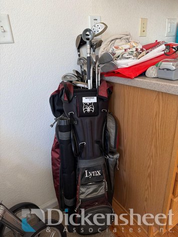 Image for LYNX GOLF BAG & CLUBS