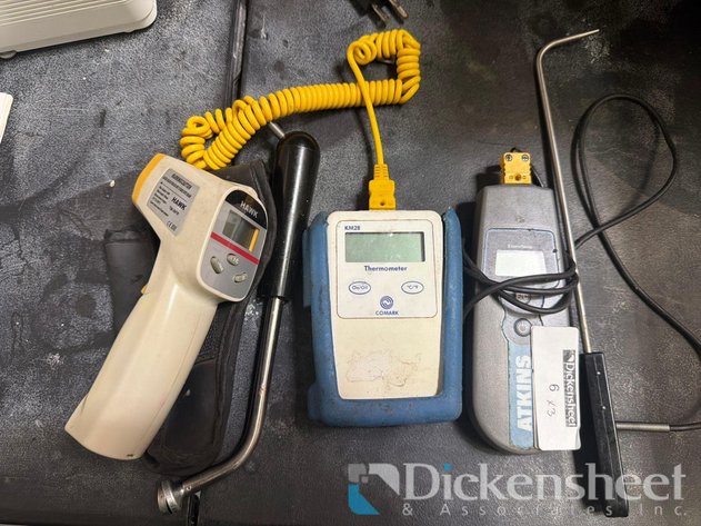 Image for LOT OF (3) TEMPERATURE GAUGES