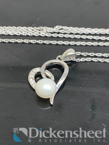 Image for Sterling Silver Pearl Pendant
