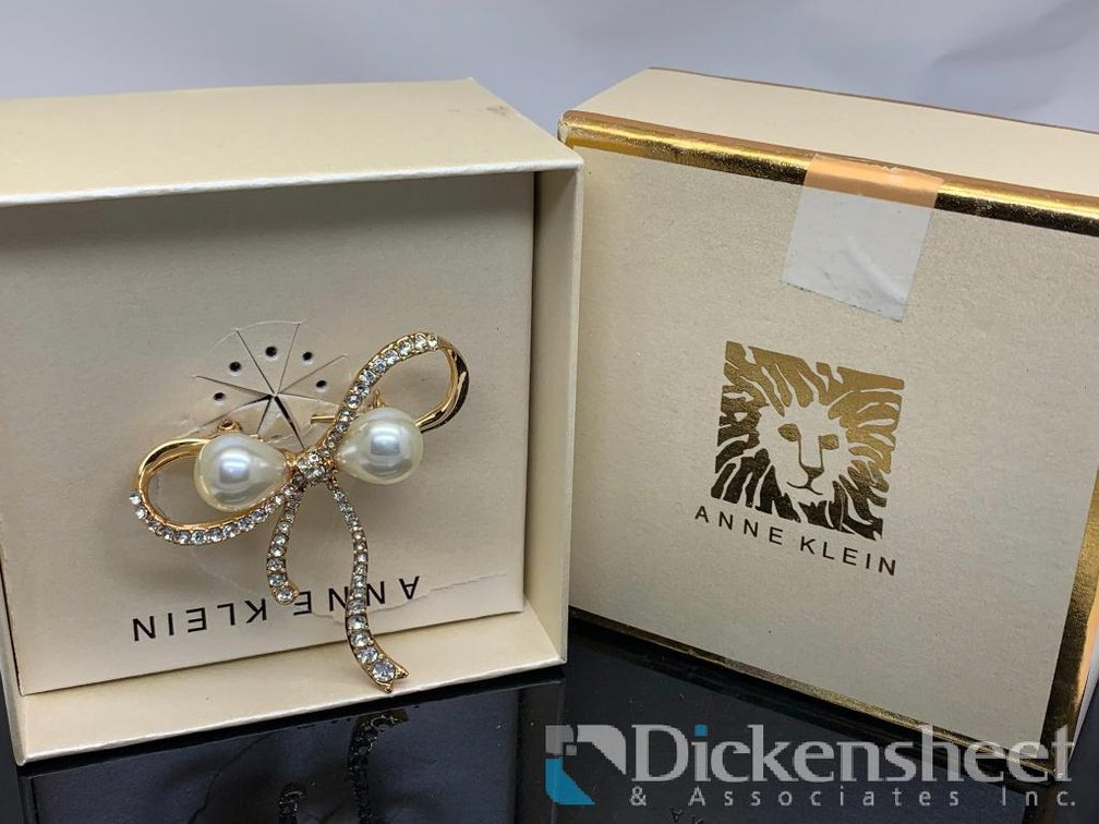 Anne Klein Gold Tone Brooch