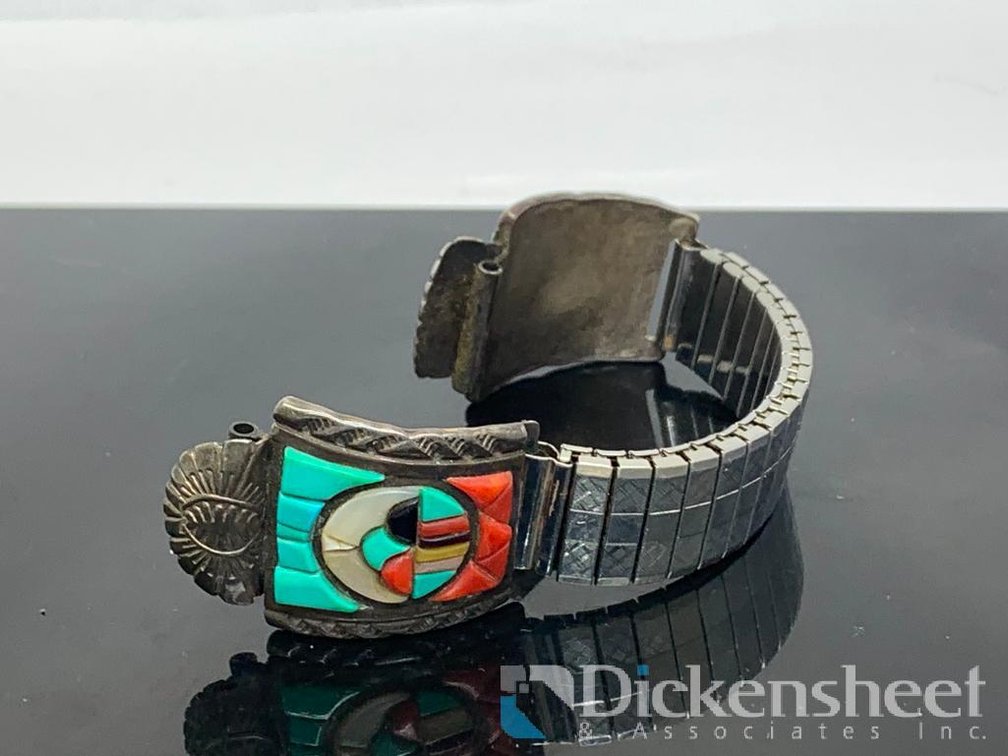 Watch Band Bracelet With Turquoise