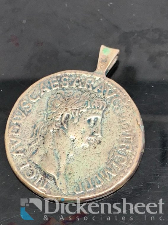 Sterling Silver Coin Pendant