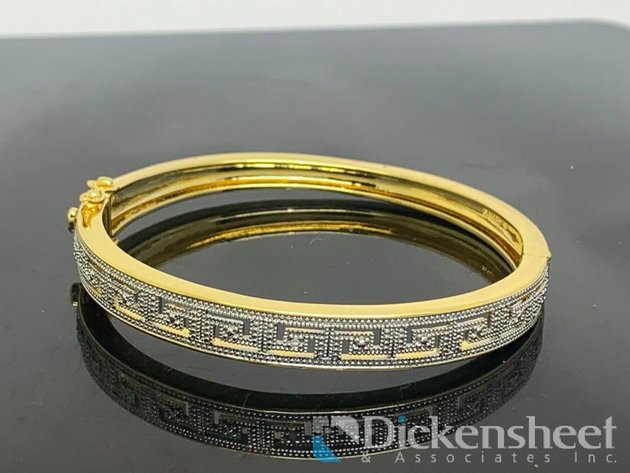 Image for Gold Tone Bangle Bracelet