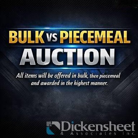 Image for BULK VS PIECEMEAL