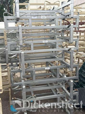Image for STACK OF METAL DOUBLE BARREL RACKS